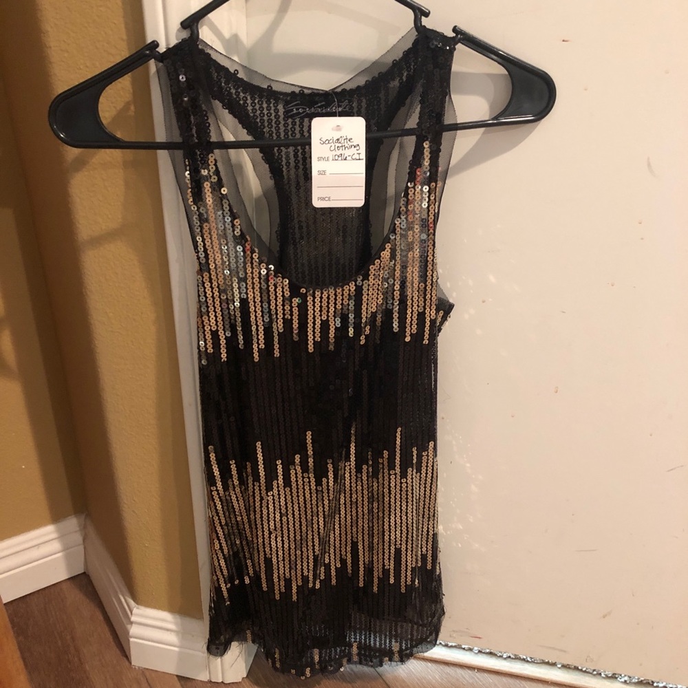 Sequins Tank Top